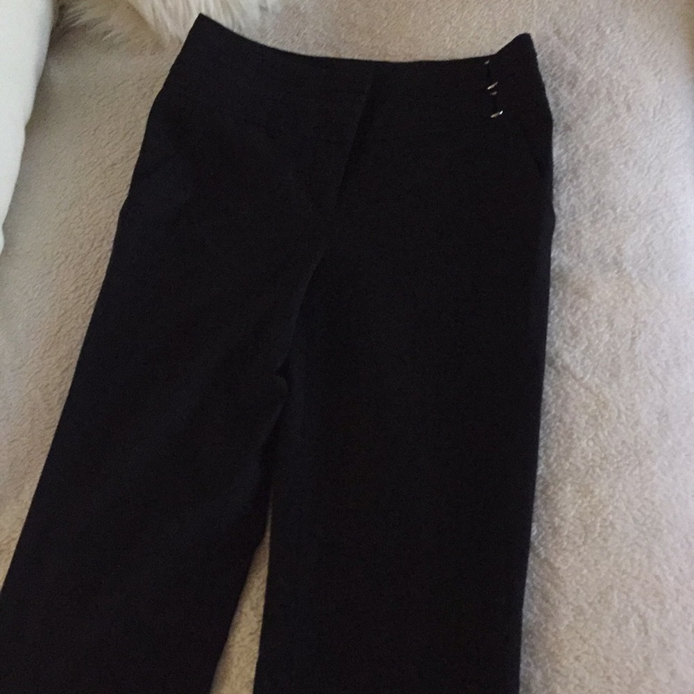 Wide Leg Long Inseam Trousers